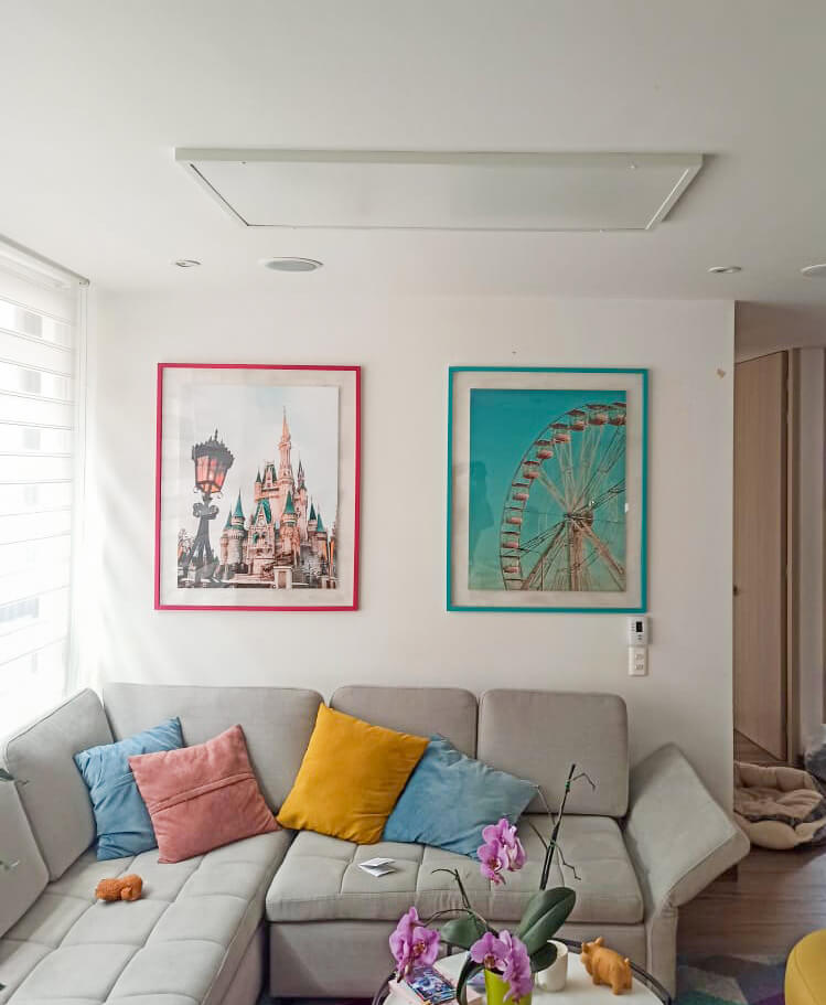 sala interior hogar calefaccion por radiacion infrarrojos irradiant colombia