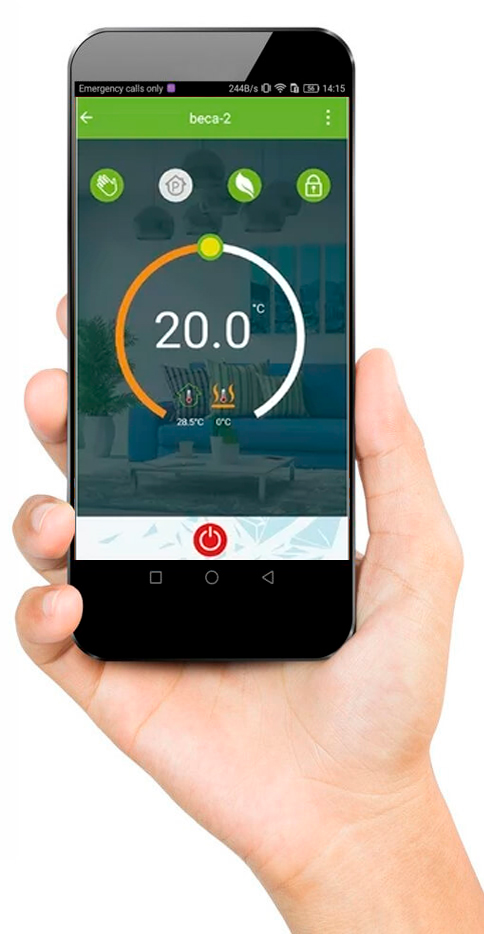 calefaccion con termostato wifi